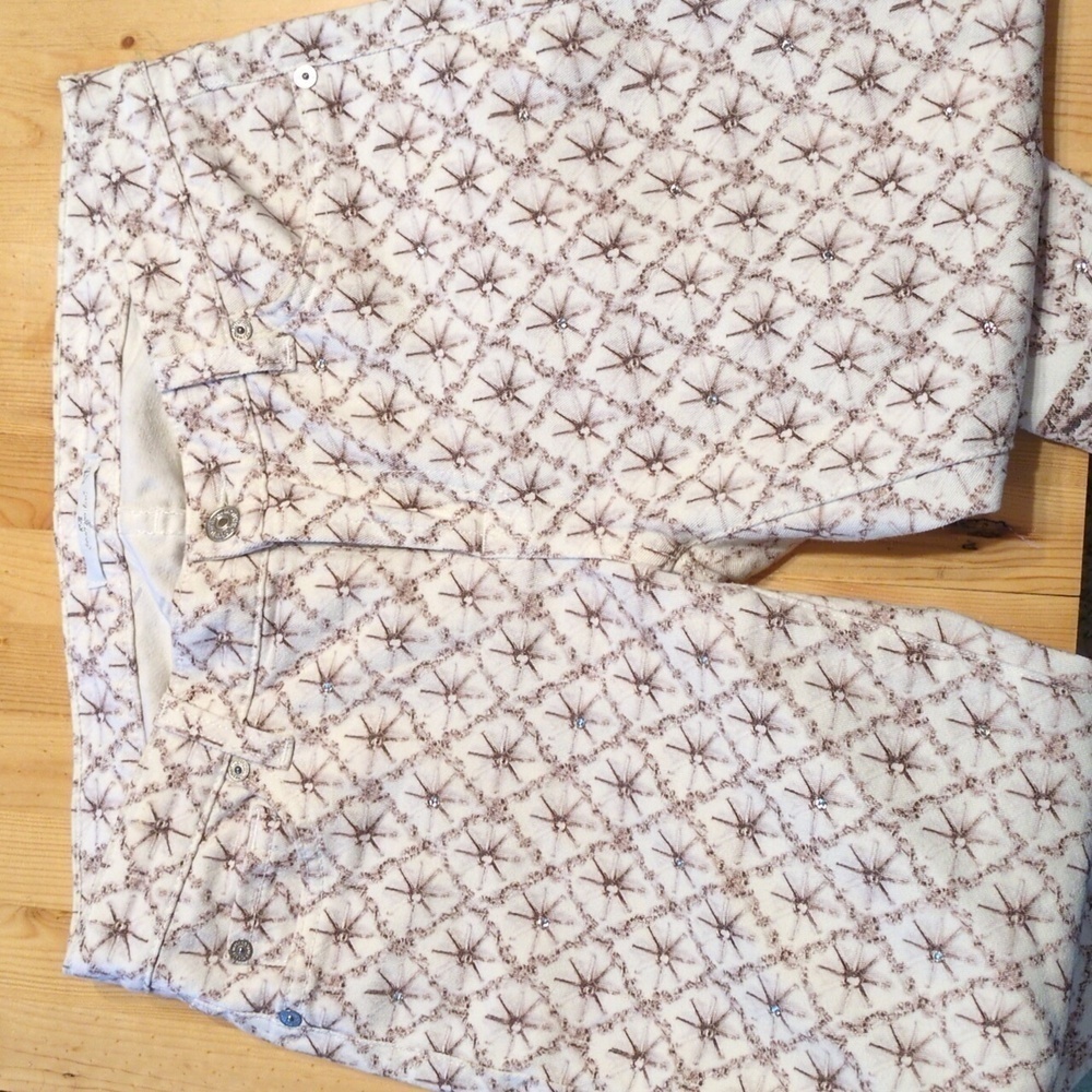 7 for all mankind NWOT Crystal Embellished Ankle Skinny jeans size 29